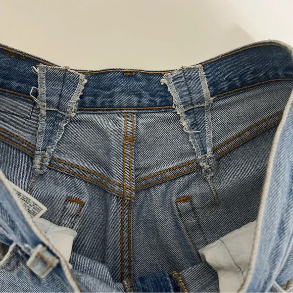 Levi's 501 High Rise Cut Off Denim Shorts in‎ Sierra Oasis - Picture 11 of 14